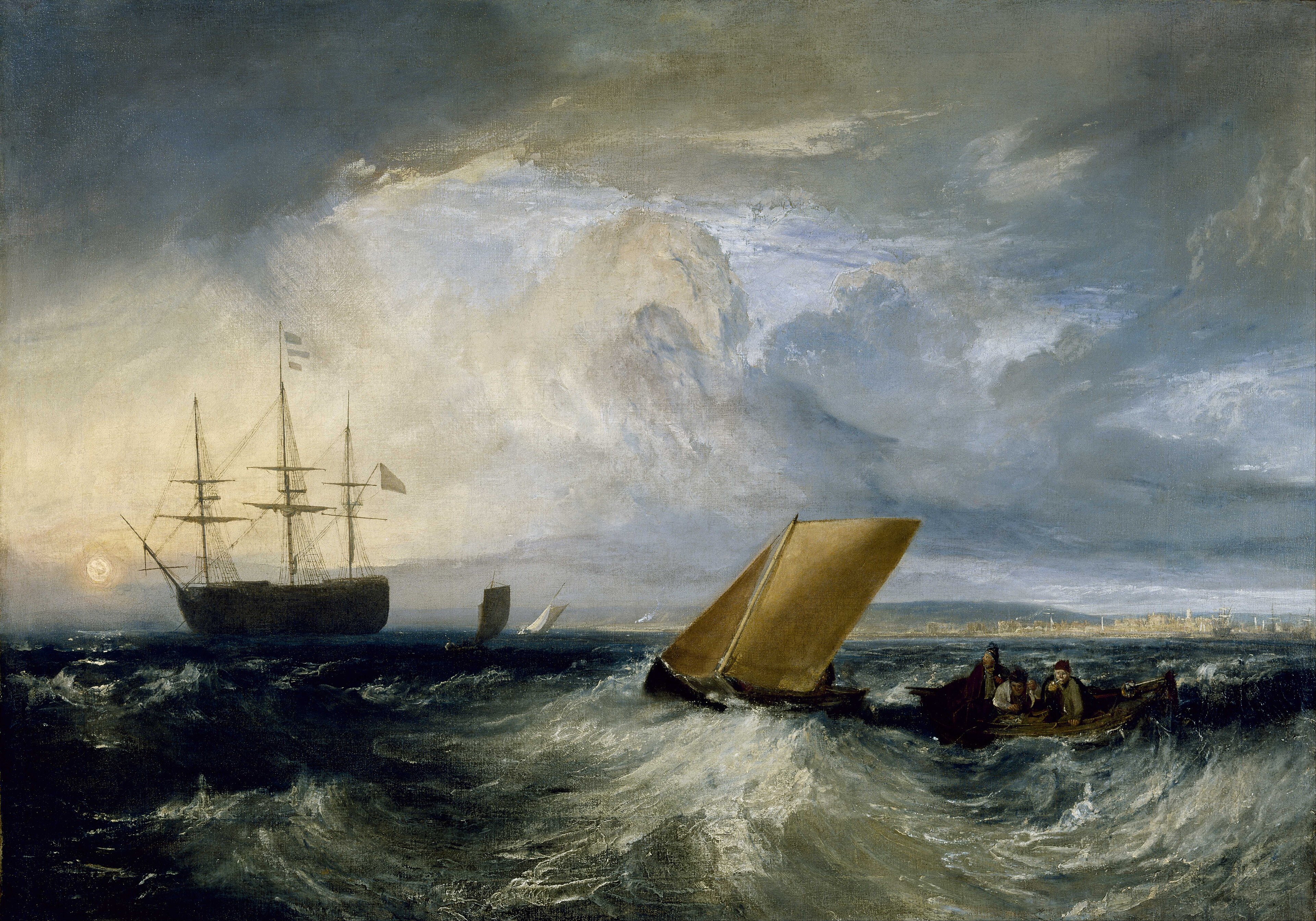 Sheerness as seen from the Nore by J. M. W. Turner, Museum of Fine Arts Houston object 2005.31